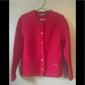 Red Geiger Wool Jacket
